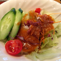 ステーキハウス松波 - 食前サラダ