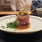 じき 宮ざわ - マグロ　藁スモーク