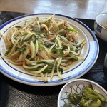 うえ乃家 - 豚ニラ炒め定食