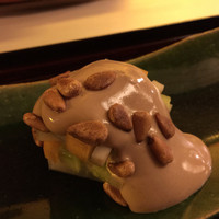 祇園 末友 - 2014/10 先付けの柿なます