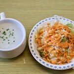 インド料理 ジーラ - スープとサラダ