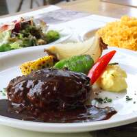 -アジサイ豚のハンバーグ