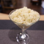 和栗や 古 - 季節のパフェ（栗と巨峰）