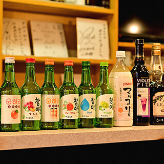 幅広いラインナップのドリンク。おすすめメニューとともに満喫♪