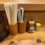 中華そば しば田 - 卓上アイテム