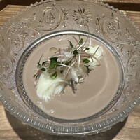 日本料理FUJI - ◯定置網　鰯のスリ流し素麺　茗荷