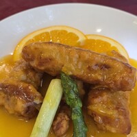 華正樓 新館 - 鶏肉のオレンジソース(2人分)