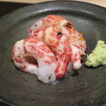 神保町 傳 - 縞海老の炙り