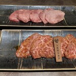 焼肉ハウス大将軍 - 上タン塩、トモサンカク