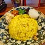 お出汁とスパイス 元祖 エレクトロニカレー - ご飯大盛り、煮たまごトッピングｕｐ