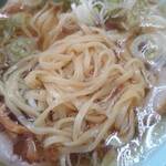 川口トラちゃんラーメン - 麺はこんな感じ
