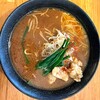 麺彩キッチン あひる食堂 - ホルモンの味噌らぁ麺