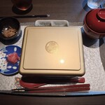 うし重 てらおか - 金のお重すごく綺麗！