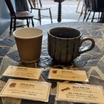 flour+water - ロイヤルミルクティーは紙コップ