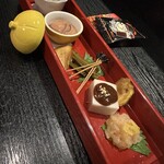 日本酒と天ぷら 大阪大衆割烹へそ - 