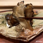 御料理 寺沢 - 天然物の焼舞茸