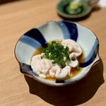 匠 進吾 - 真鱈の白子ポン酢。
      走りですが、味も乗ってきてます。