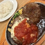 ジョイフル - 料理写真:ツインハンバーグ 878円