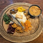 HOPPERS - ライスアンドカリー・スリランカ定食　1650円