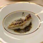 SALONE TOKYO - パリパリサクサク､身はふっくら｡生海苔のソース､ほんのり梅酢味でさっぱりします。