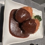 ゴメンネJIRO - 卵クリームコロッケ。中には卵たっぷり入ったクリームコロッケで美味しく頂戴しました。