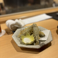 酒遊庵こてつ - 子持ち小鮎の天ぷら 酒遊庵こてつ - 子持ち小鮎の天ぷら