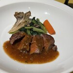 洋風旅館 ぴのん - 牛ヒレ肉ステーキ　舞茸ソース