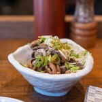 う成ル - 2025.8 ねぎまみれうな肝ポン酢（605円）