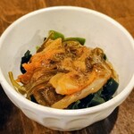 べっぴん - お通し　松前漬け