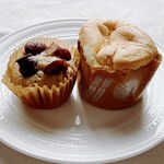 アオ・カフェ - 和栗の渋皮煮パウンド・米粉のシフォン