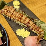 さかながはねて - 炙り煮穴子笹焼き