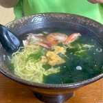 波光食堂 - 磯ラーメン（1,100円）。