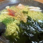 波光食堂 - 磯ラーメン大盛（1,100円＋150円？）。