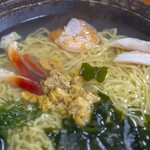 波光食堂 - 磯ラーメン大盛（1,100円＋150円？）。
