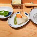 鮨 尚充 - いぶりがっことマスカルポーネチーズ