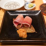 鮨 尚充 - 北海道余市のブリ 山わさび