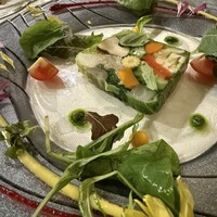 四間道レストランMATSUURA - 農園野菜のテリーヌ
                      スペシャリティ！