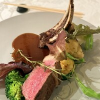 四間道レストランMATSUURA - ニュージーランド産 仔半のロースト