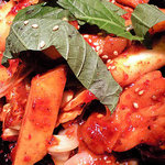 長寿韓酒房 - 季節野菜と鶏肉のダッカルビ