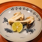 銀座 しのはら - 岩手の焼き松茸（追加）