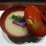 割烹 清風 - 椀物：白味噌仕立て