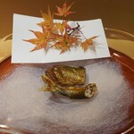 銀座 しのはら - 子持ち鮎、うるか醤油焼き