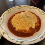 クルトン - ハーフオムライス　トマトソース