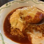 クルトン - ハーフオムライス　トマトソース