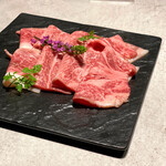 和牛料理 蓮 - 別盛の白老牛のサーロインはしゃぶしゃぶで