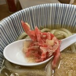 久万や - 天ぷら別添えして、後から味変に