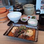 お料理 サザエ - 肉出汁巻き定食（1188円）