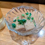 酒肆 黒崎 - お通し　厚揚げ温か煮