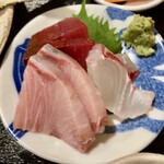 しんのすけ - 刺身(三種盛り)