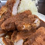 キングスポート - ◆超ジャンボ豚ロースカツランチ（3,000円）
  （ライスの量は“小盛”300g、デミソース選択）
